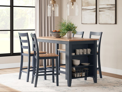Gesthaven - Rectangular Dining Room Counter Set - Hornell Furniture Outlet