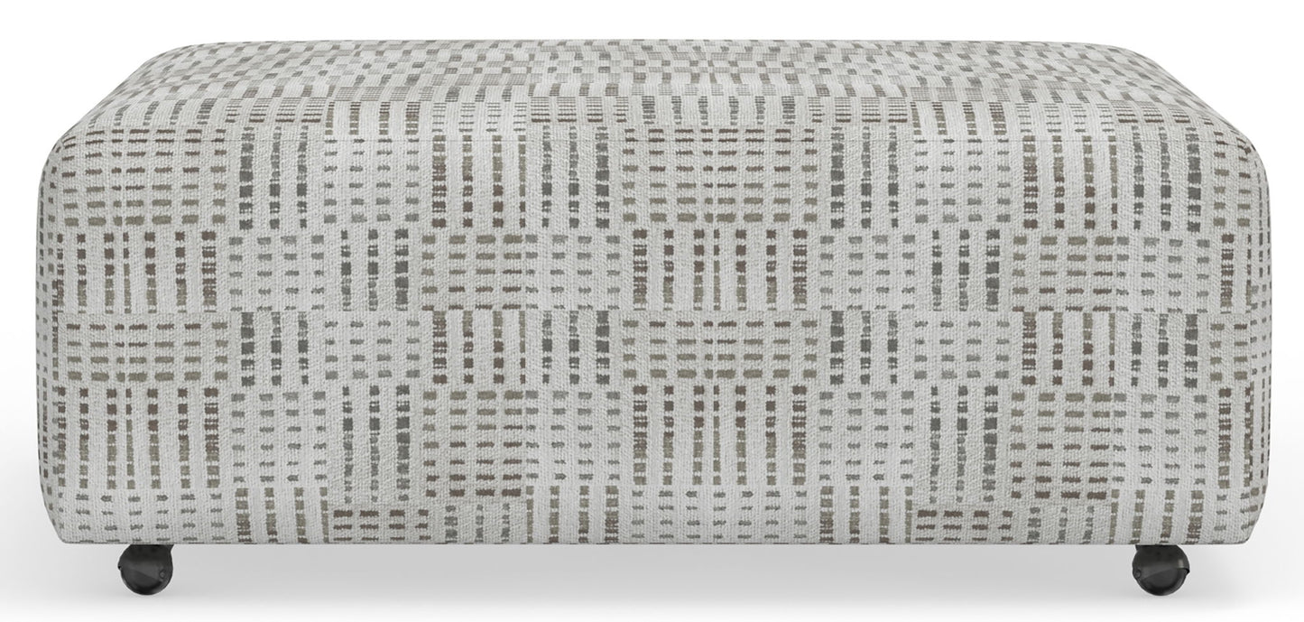 Kellen - Castered Cocktail Ottoman - Hornell Furniture Outlet