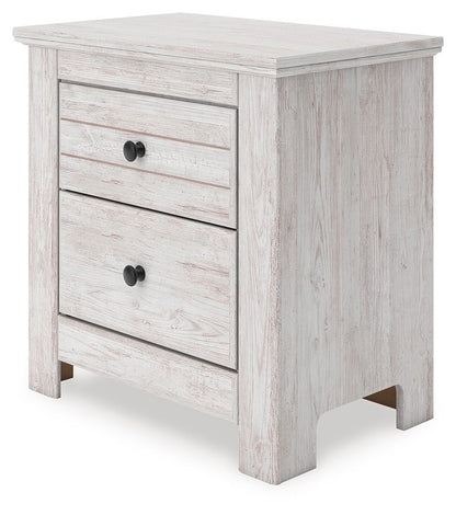 Makidern - Two Drawer Night Stand - Hornell Furniture Outlet