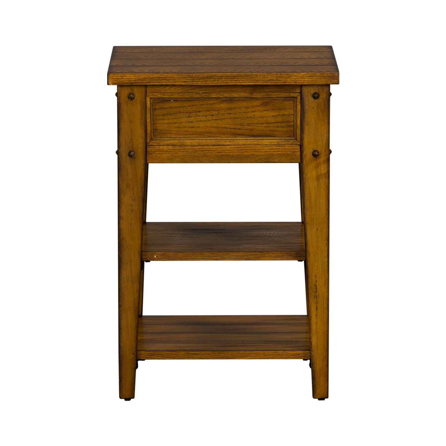 Lake House - Chair Side Table - Hornell Furniture Outlet