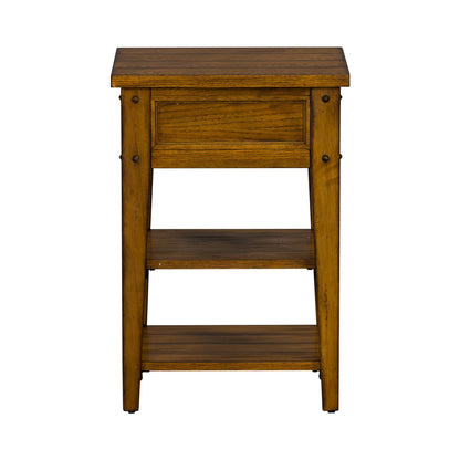 Lake House - Chair Side Table - Hornell Furniture Outlet