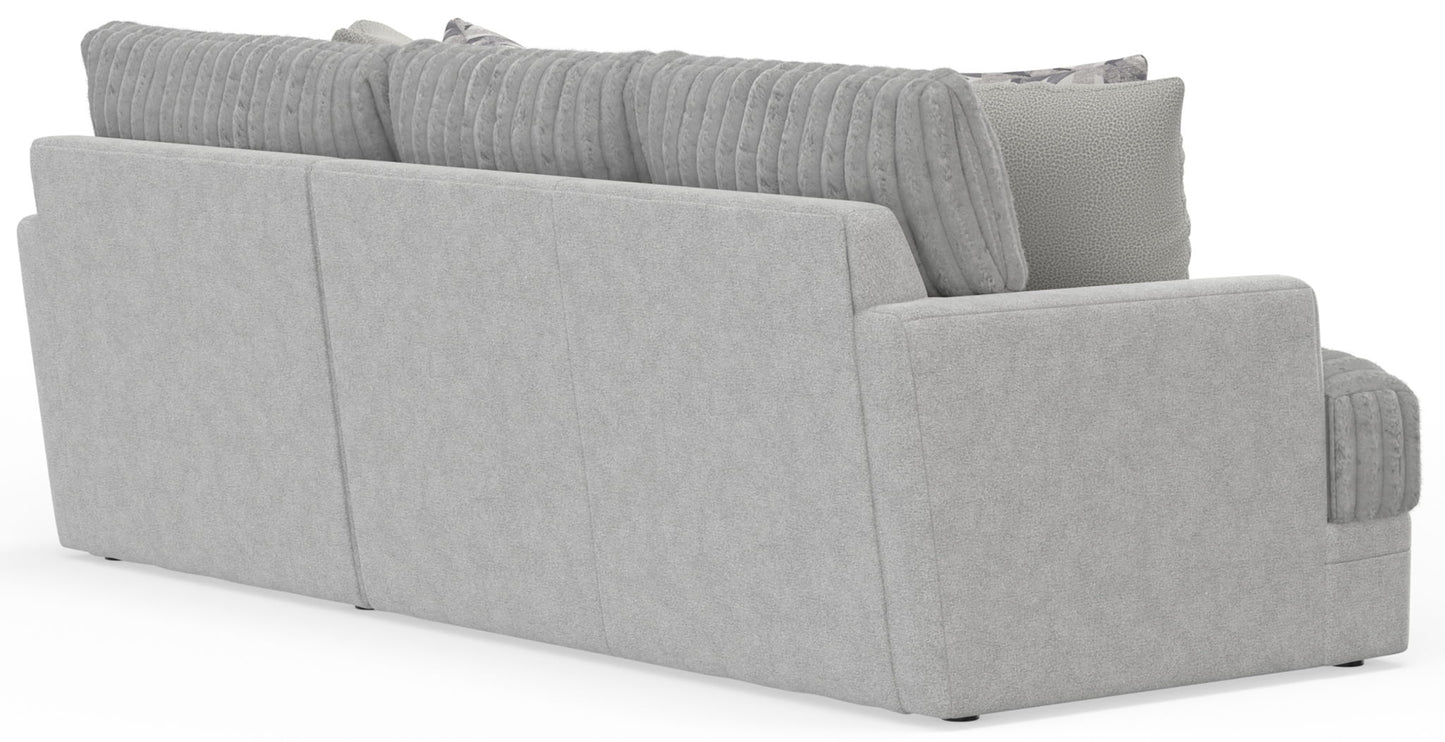 Titan - Sectional With Comfort Coil Seating And Accent Pillows Included - Hornell Furniture Outlet