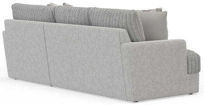 Titan - Sectional With Comfort Coil Seating And Accent Pillows Included - Hornell Furniture Outlet