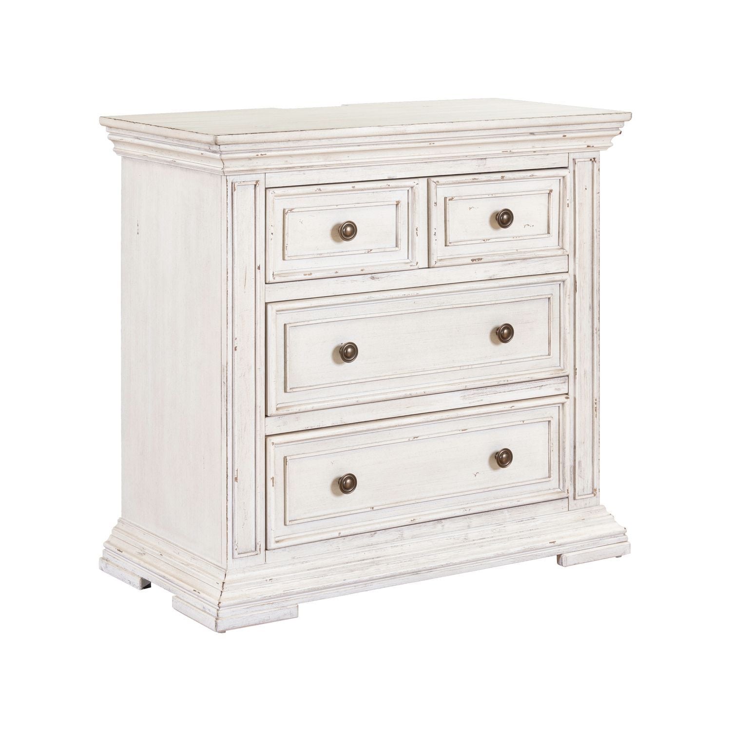 Big Valley - Bedside Chest With Charging Station - Hornell Furniture Outlet