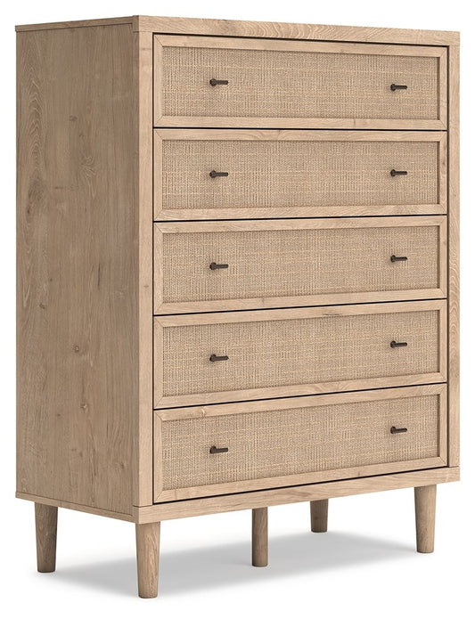 Cielden - Two - Tone - Five Drawer Wide Chest - Hornell Furniture Outlet