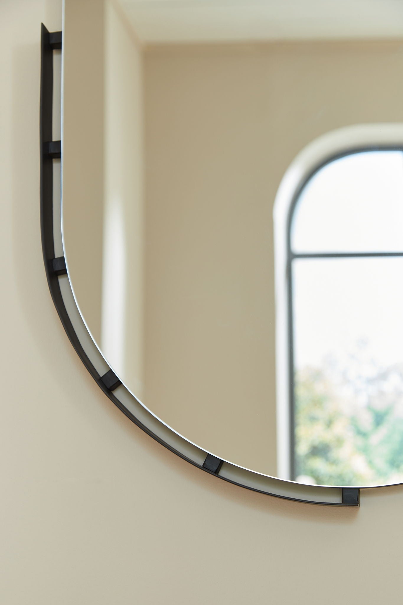 Valkings - Black - Accent Mirror - Hornell Furniture Outlet