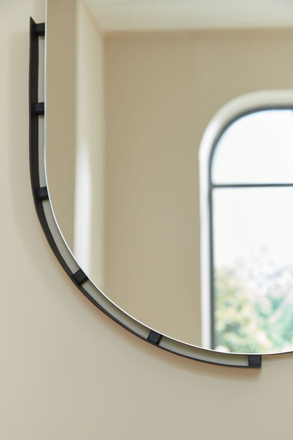 Valkings - Black - Accent Mirror - Hornell Furniture Outlet