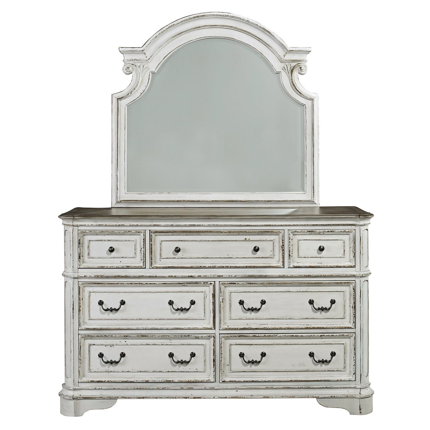 Magnolia Manor - Sleigh Bedroom Set - Hornell Furniture Outlet