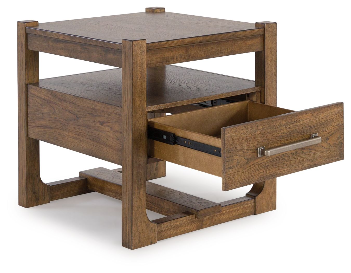 Cabalynn - Light Brown - Square End Table - Hornell Furniture Outlet
