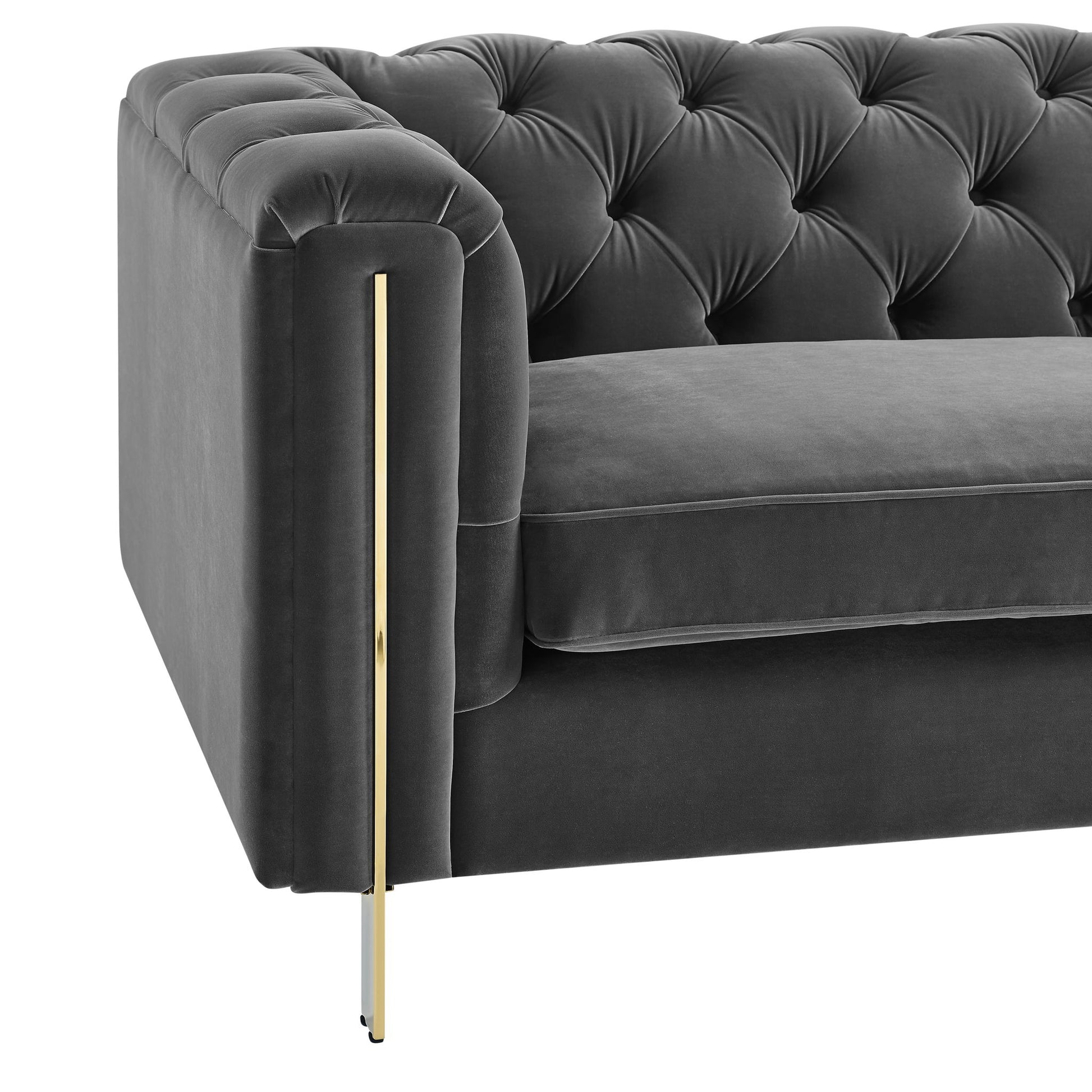 Charlene - Velvet Loveseat - Hornell Furniture Outlet