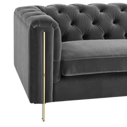Charlene - Velvet Sofa And Loveseat - Hornell Furniture Outlet