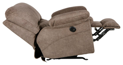 Reyes - Power Lay Flat Recliner - Hornell Furniture Outlet