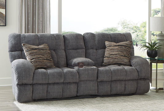 Ashland - Lay Flat Reclining Console Loveseat - Hornell Furniture Outlet