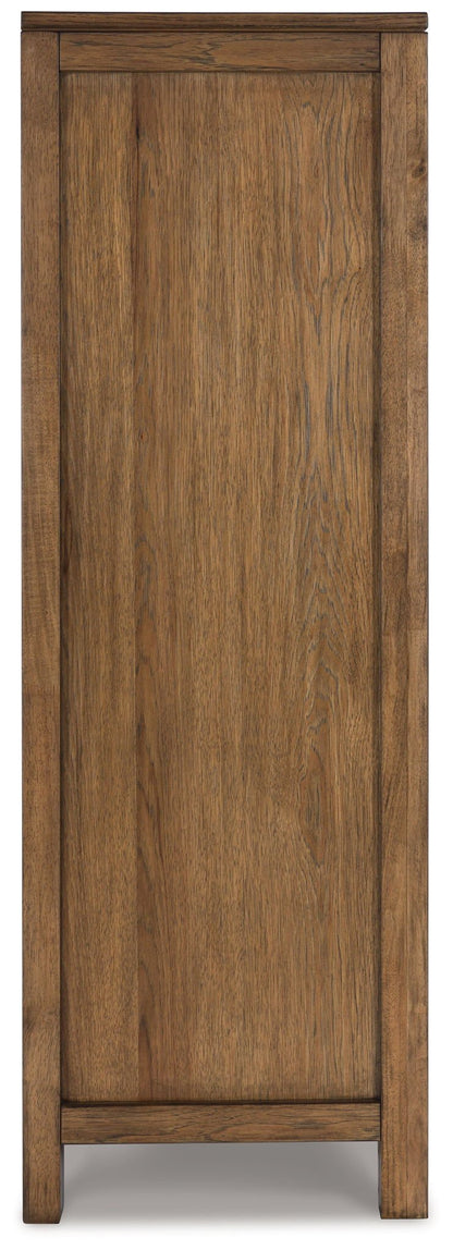 Cabalynn - Light Brown - Five Drawer Chest - Hornell Furniture Outlet
