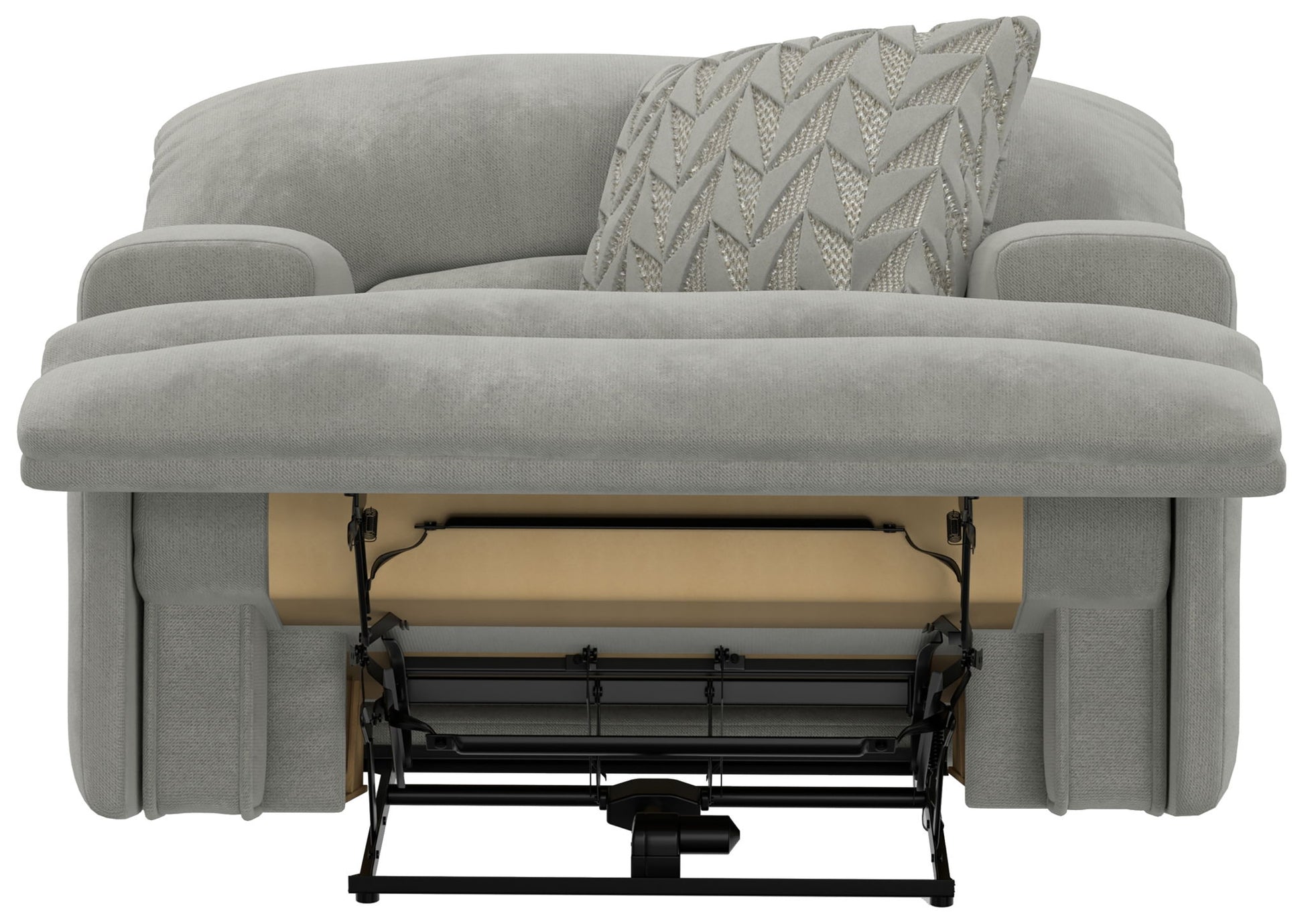 Renaldo - Power Recliner With Zero Gravity Recline - Stone - Hornell Furniture Outlet