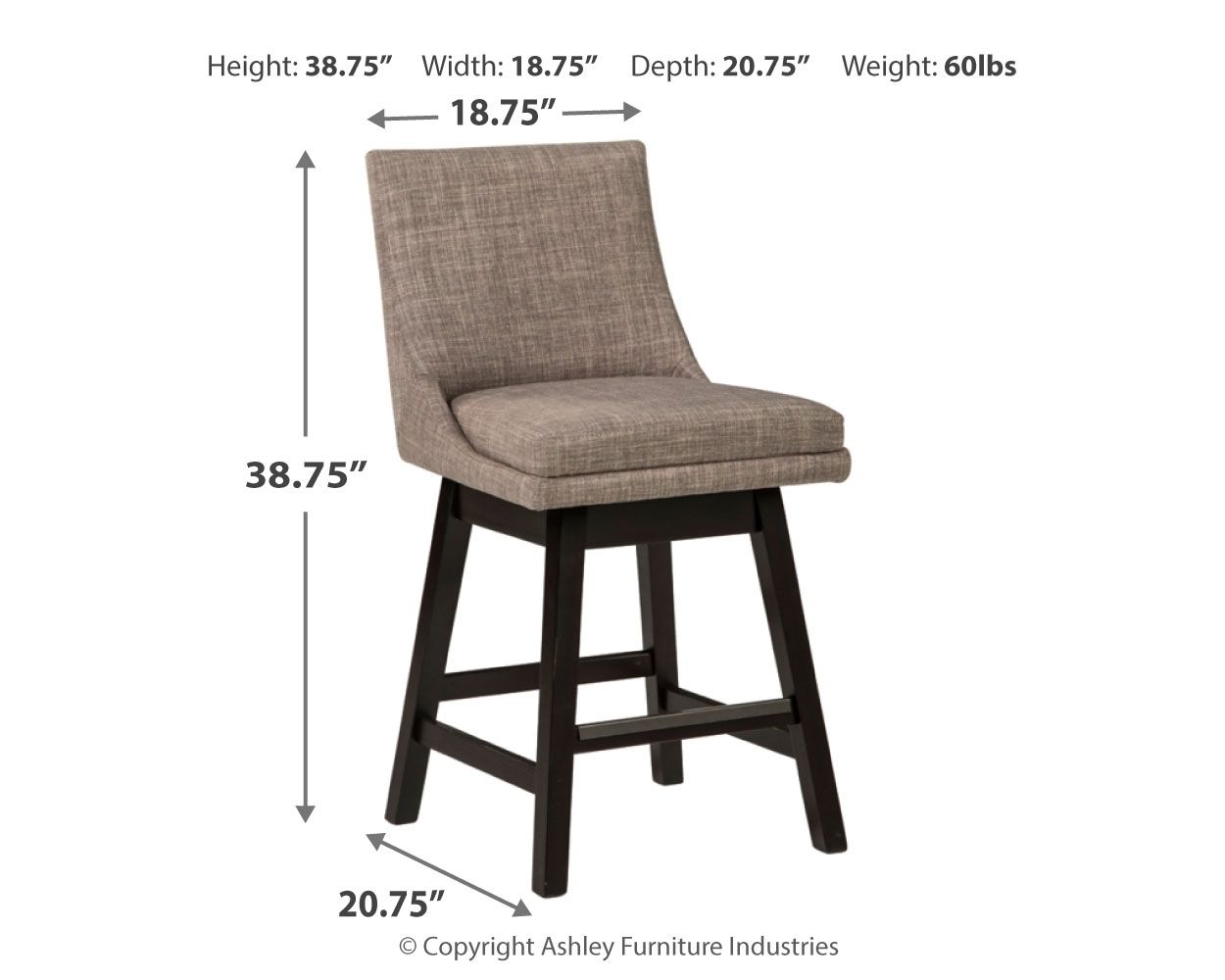 Tallenger - Swivel Barstool (Set of 2) - Hornell Furniture Outlet