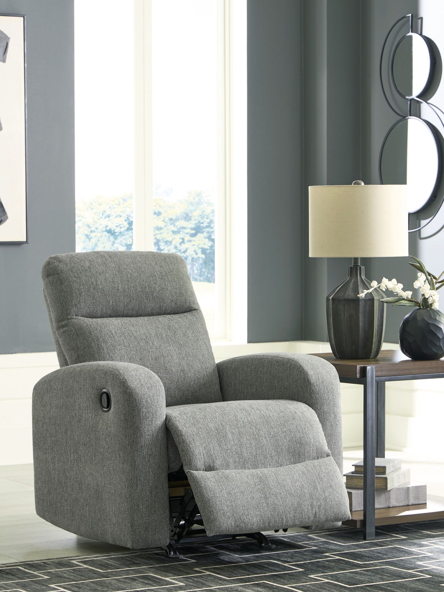 Gauntlet - Sterling - Rocker Recliner - Hornell Furniture Outlet