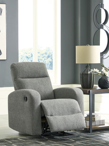 Gauntlet - Sterling - Rocker Recliner - Hornell Furniture Outlet