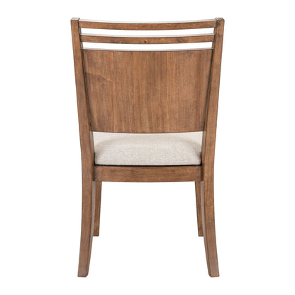 Shaker Lakes - Panel Back Side Chair (RTA) - Harvest Brown - Hornell Furniture Outlet