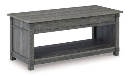 Freedan - 3 Pc. - Coffee Table, 2 End Tables - Grayish Brown - Hornell Furniture Outlet