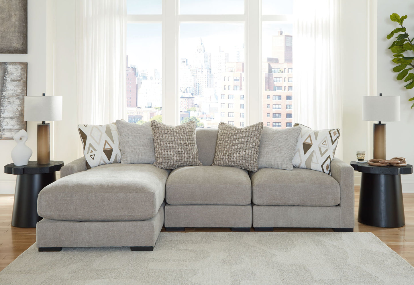 Aslan Court - Sectional - Hornell Furniture Outlet