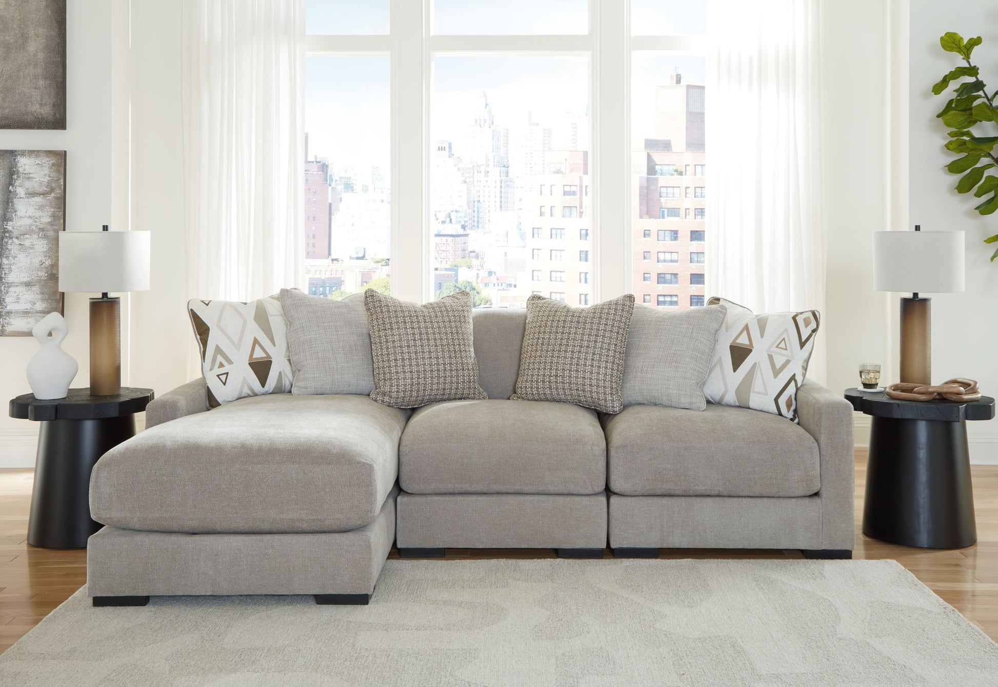 Aslan Court - Sectional - Hornell Furniture Outlet