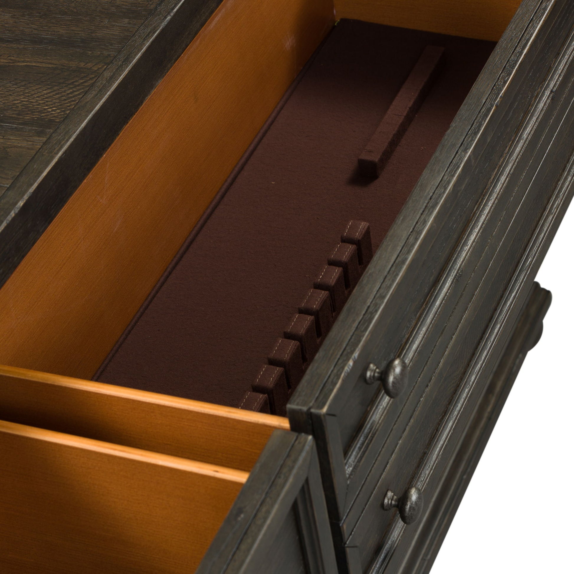 Harvest Home - Hall Buffet - Black - Hornell Furniture Outlet