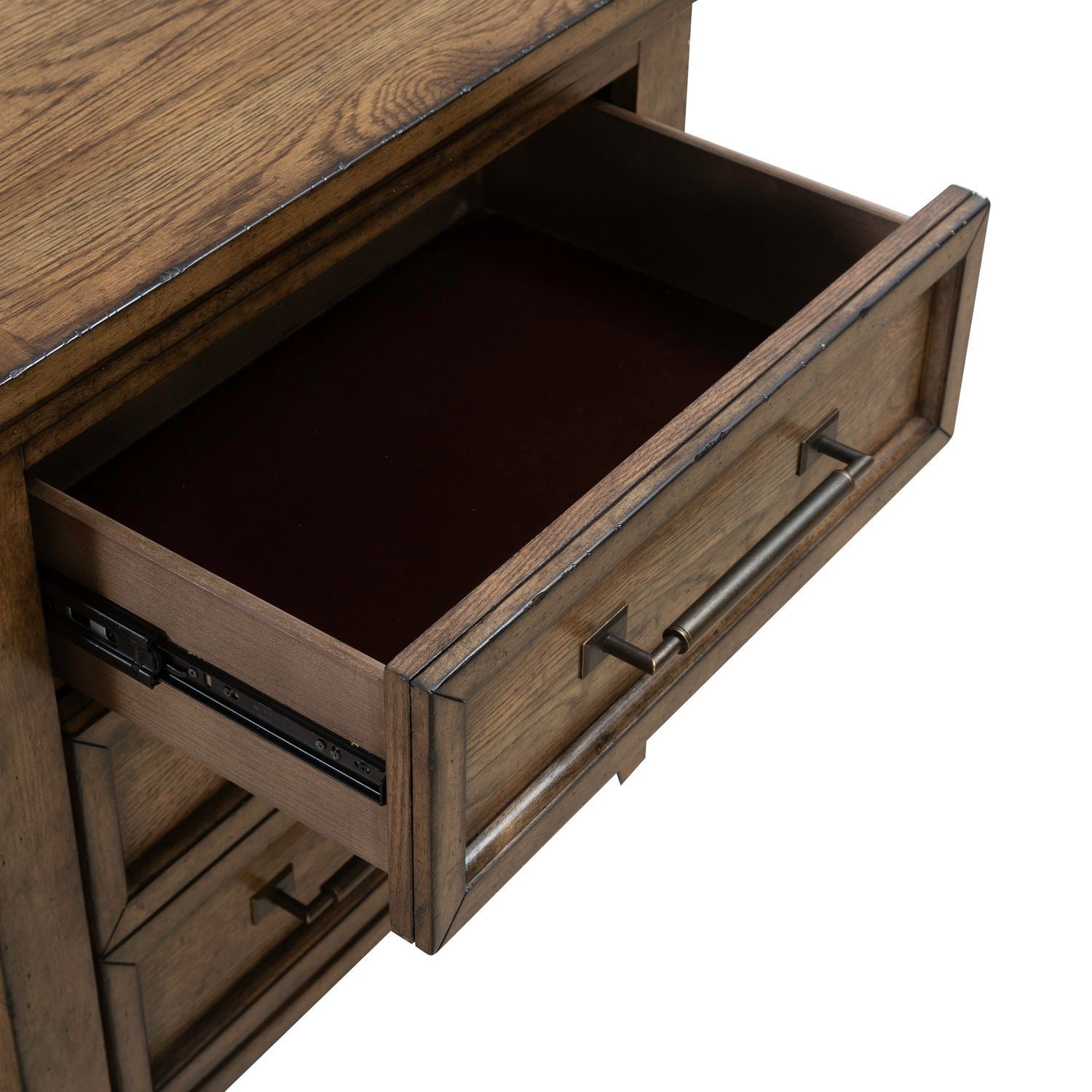 Carolina Park - Nightstand With Charging Station - Brown - Hornell Furniture Outlet