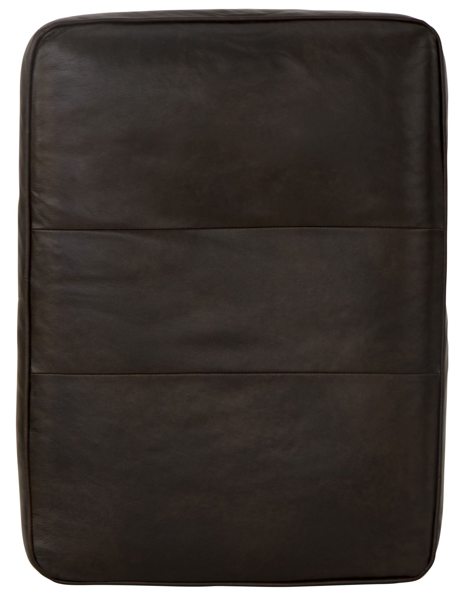 Roberto - Leather Ottoman - Cocoa - Hornell Furniture Outlet