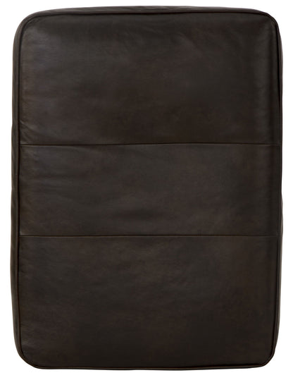 Roberto - Leather Ottoman - Cocoa - Hornell Furniture Outlet