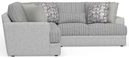 Titan - Sectional With Comfort Coil Seating And Accent Pillows Included - Hornell Furniture Outlet