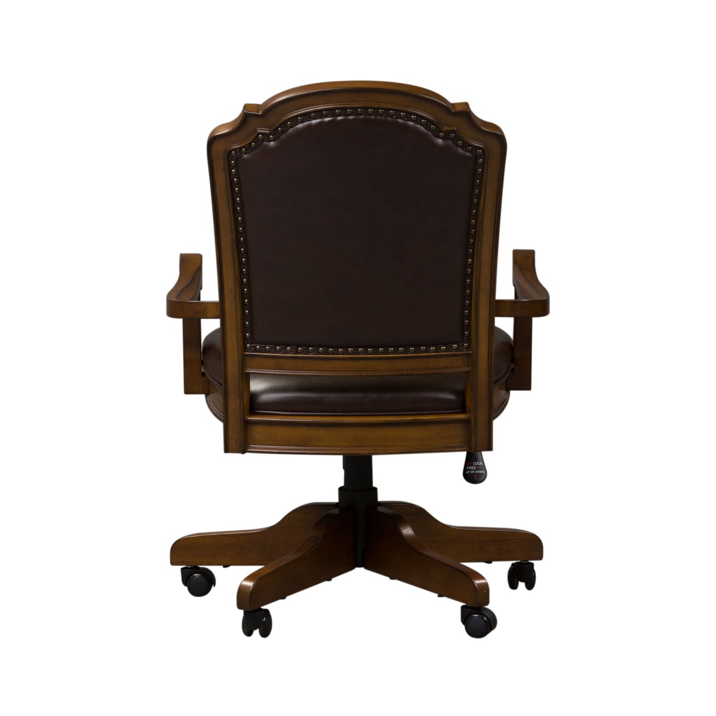 Amelia - Jr Executive Office Chair - Dark Brown - Hornell Furniture Outlet