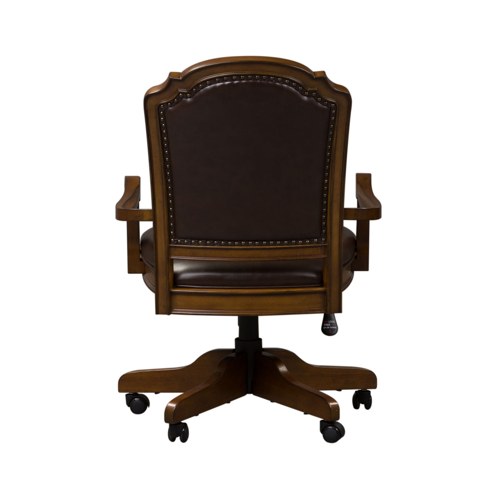 Amelia - Jr Executive Office Chair - Dark Brown - Hornell Furniture Outlet