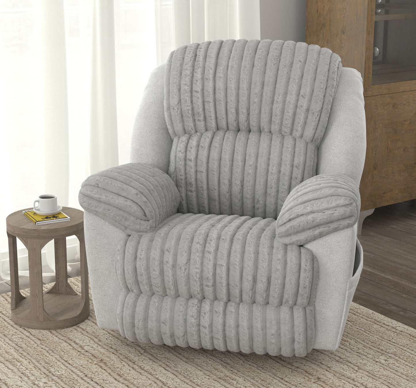Shaggy - Power Lay Flat Recliner With Zero Gravity - Hornell Furniture Outlet