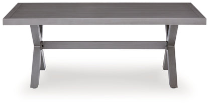 Half Moon Beach - Rectangular Cocktail Table - Gray - Hornell Furniture Outlet