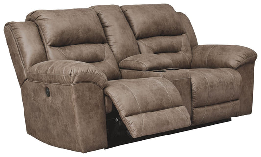 Stoneland - Power Reclining Loveseat - Hornell Furniture Outlet