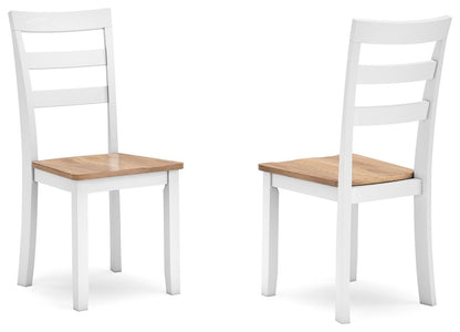 Gesthaven - Round Dining Room Drop Leaf Table Set - Hornell Furniture Outlet