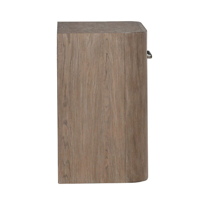 South Bend - Open Nightstand With Charging Station - Brown - Hornell Furniture Outlet