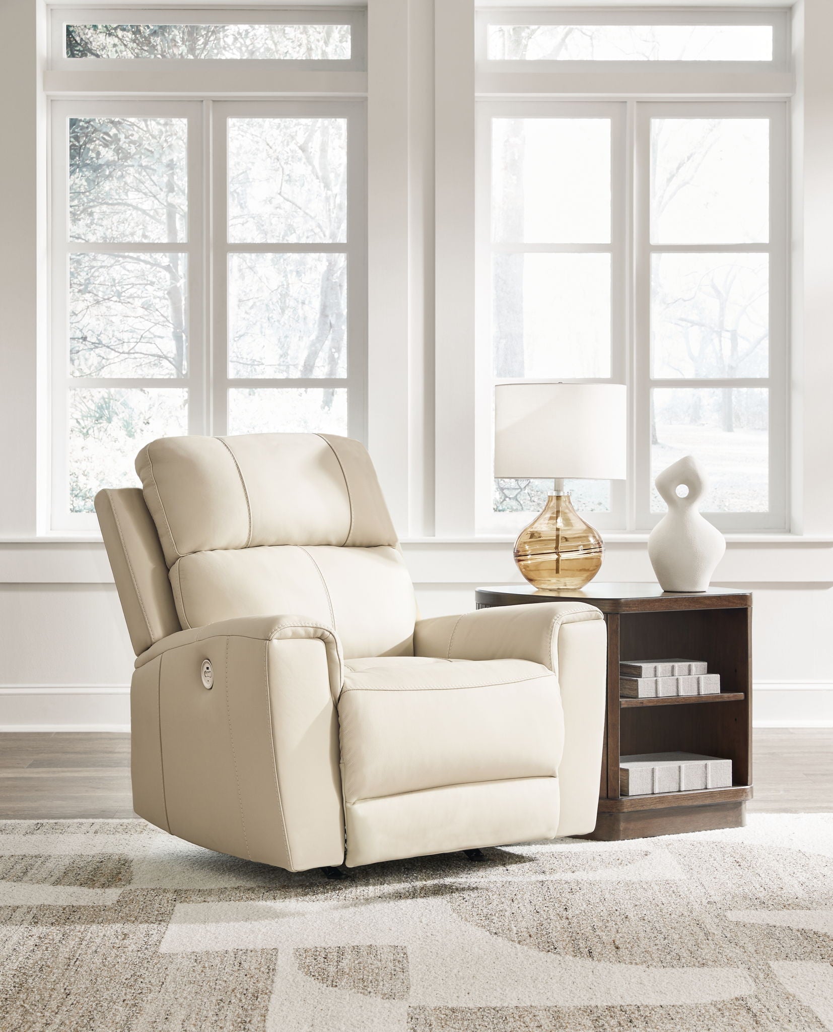 Dahlmoore - Almond - Power Rocker Recliner - Hornell Furniture Outlet