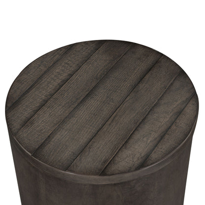 Modern Farmhouse - Drum End Table - Hornell Furniture Outlet