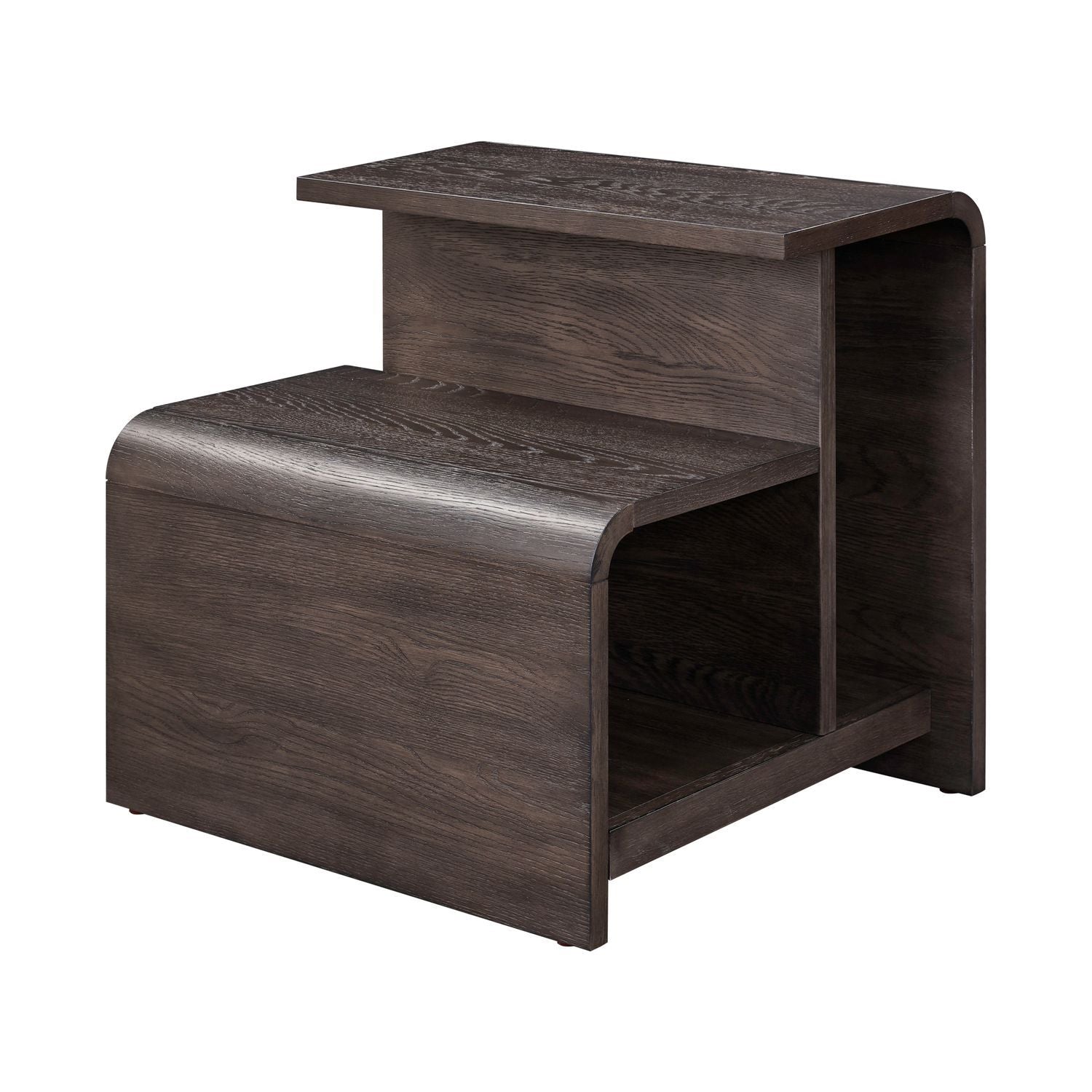 Perspectives - End Table - Brown - Hornell Furniture Outlet