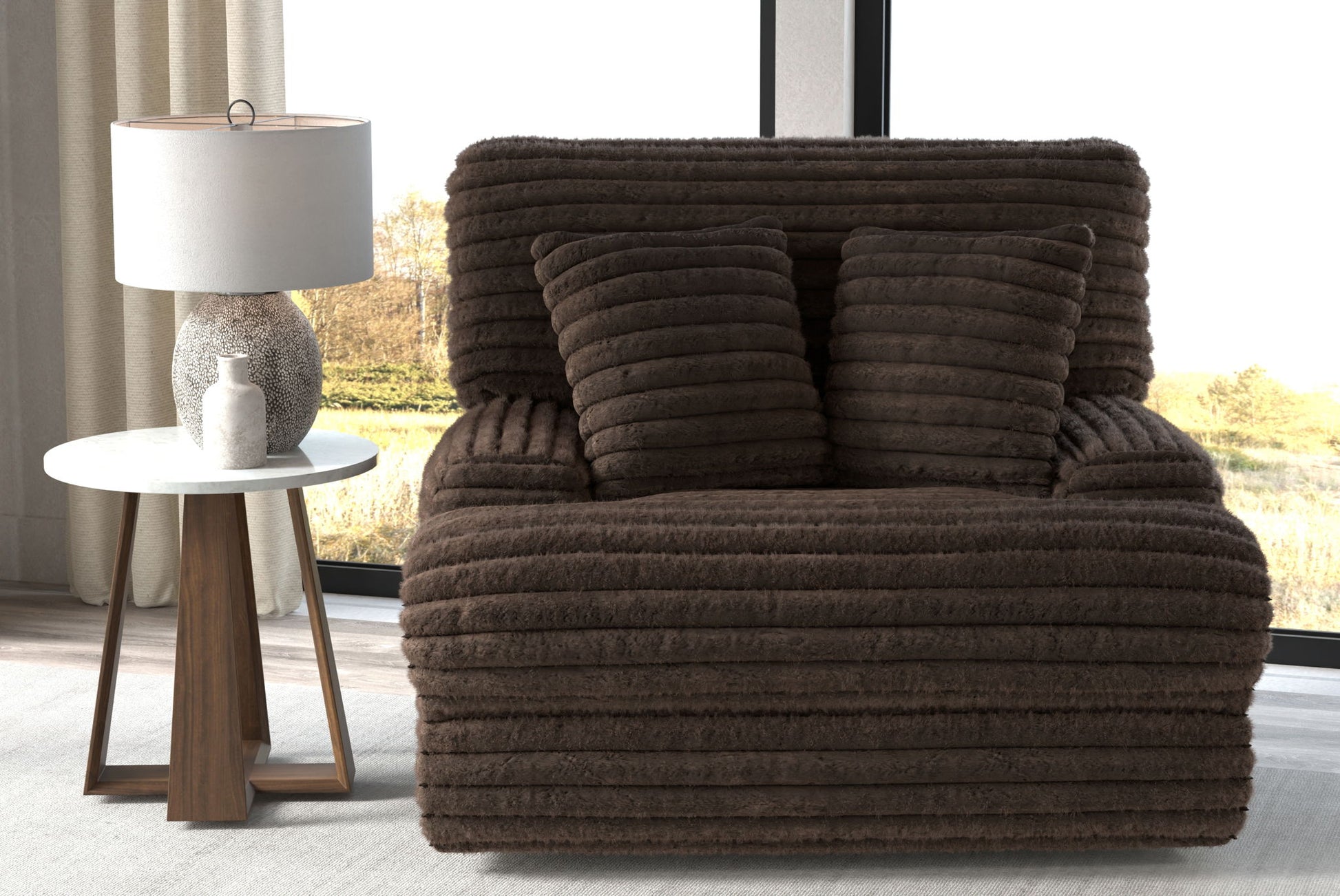 Cushy - Power Headrest Deep Seat Recliner - Hornell Furniture Outlet