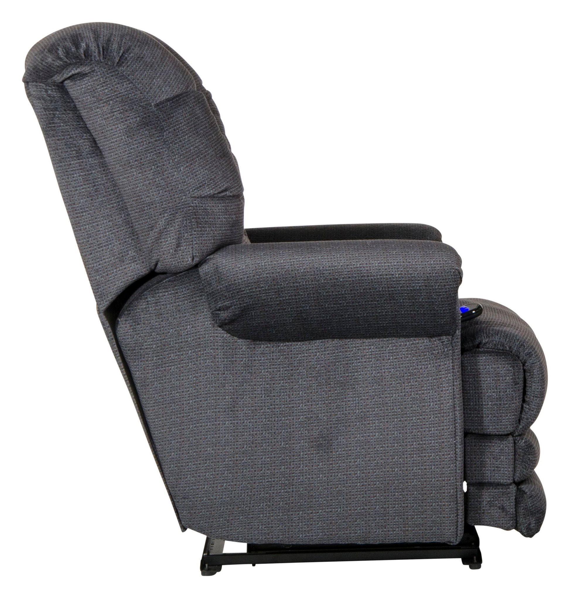 Malone - Power Lay Flat Recliner With Extended Ottoman - Hornell Furniture Outlet