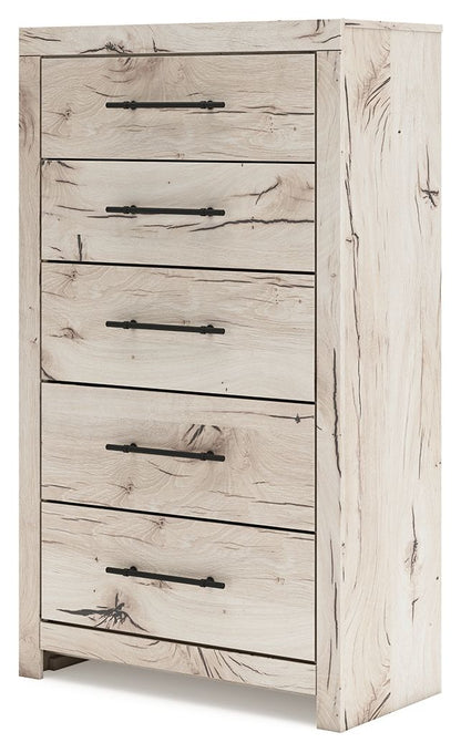 Lawroy - Light Natural - Five Drawer Chest - Hornell Furniture Outlet
