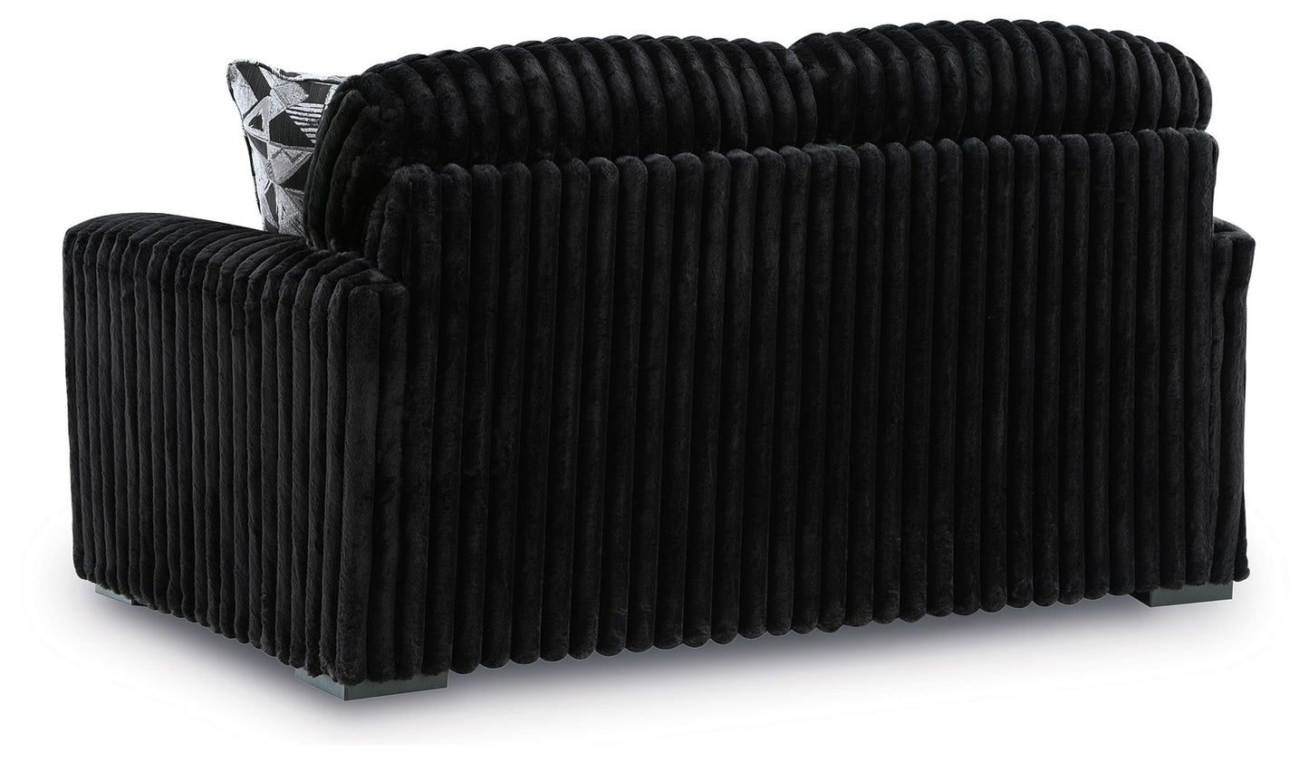 Midnight - Madness - Loveseat - Hornell Furniture Outlet