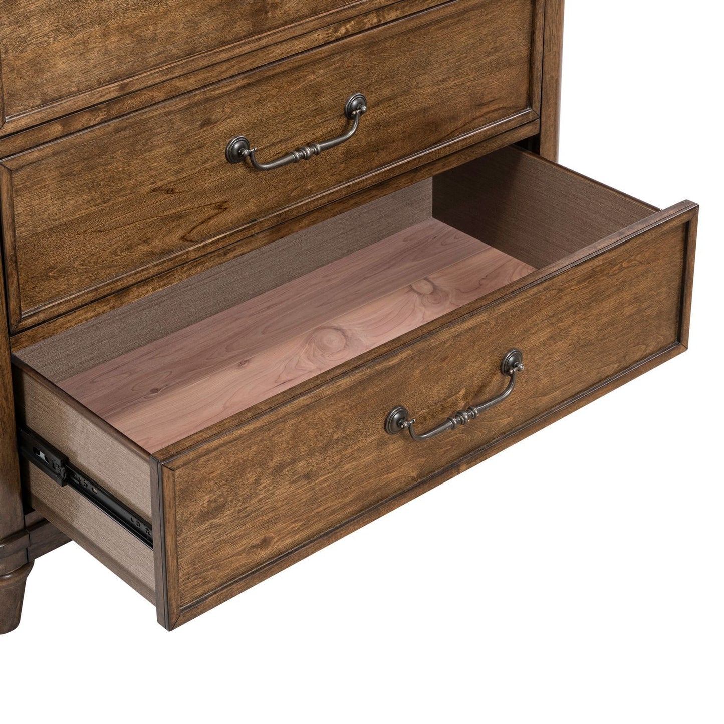 Harrison Heights - 5 Drawer Chest - Sienna - Hornell Furniture Outlet