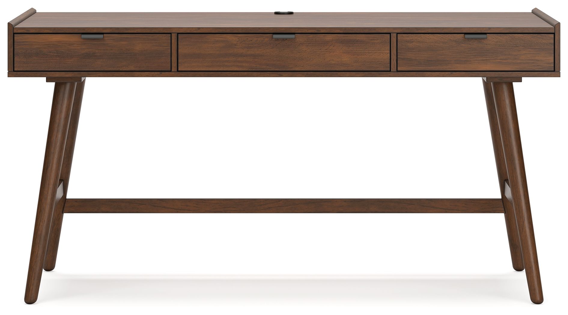 Lyncott - Brown - Home Office Desk - Hornell Furniture Outlet