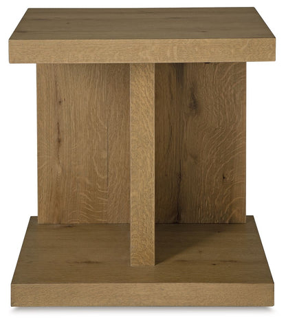 Brinstead - Light Brown - Chair Side End Table - Hornell Furniture Outlet