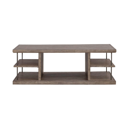 City Scape - Cocktail Table - Burnished Beige - Hornell Furniture Outlet