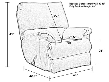 Sadler - Recliner - Hornell Furniture Outlet